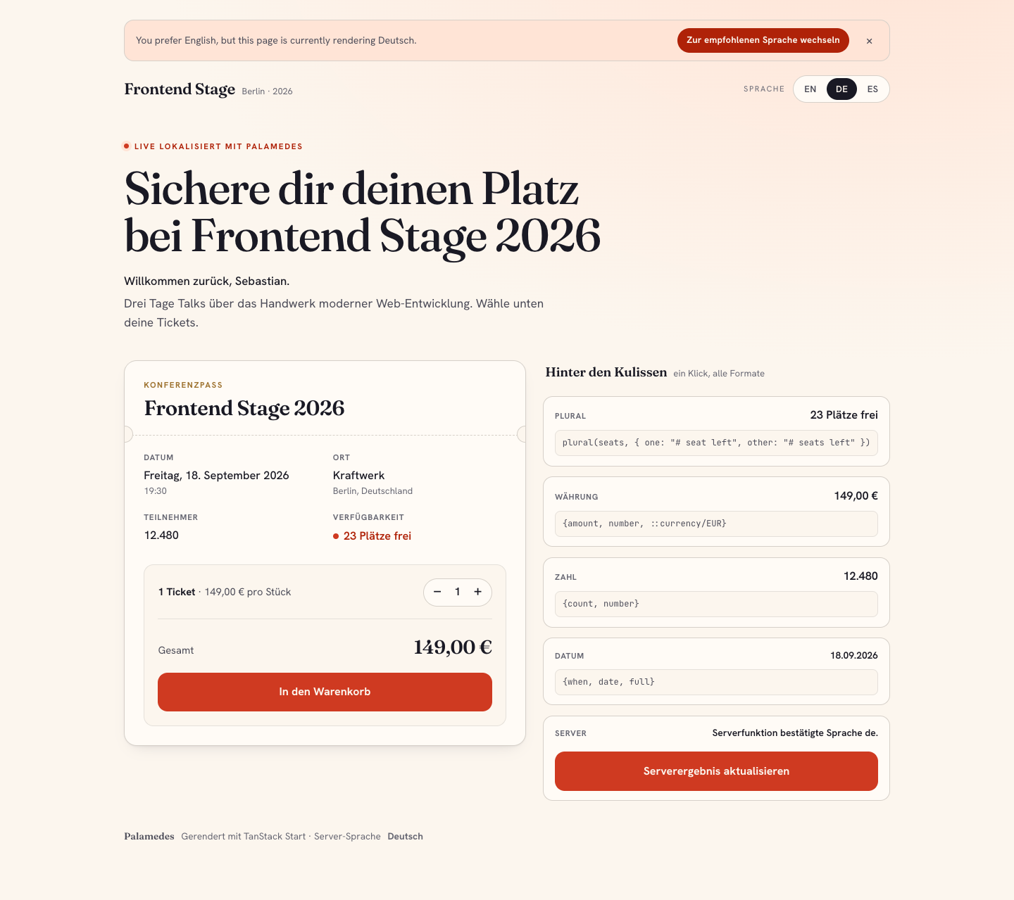 TanStack subdomain – interactive
